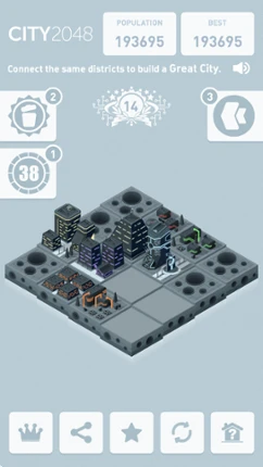 City 2048 screenshot