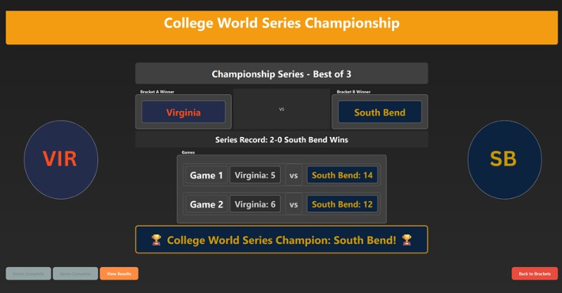 College Baseball: Dynasty Builder screenshot