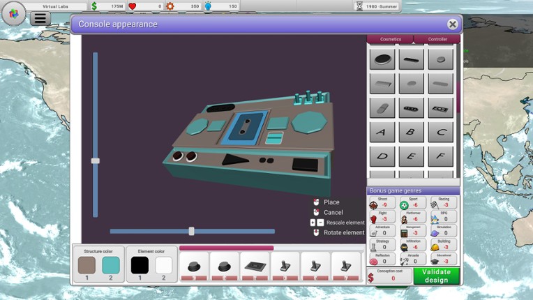 Console War Giant : A Turn-Based Tycoon screenshot