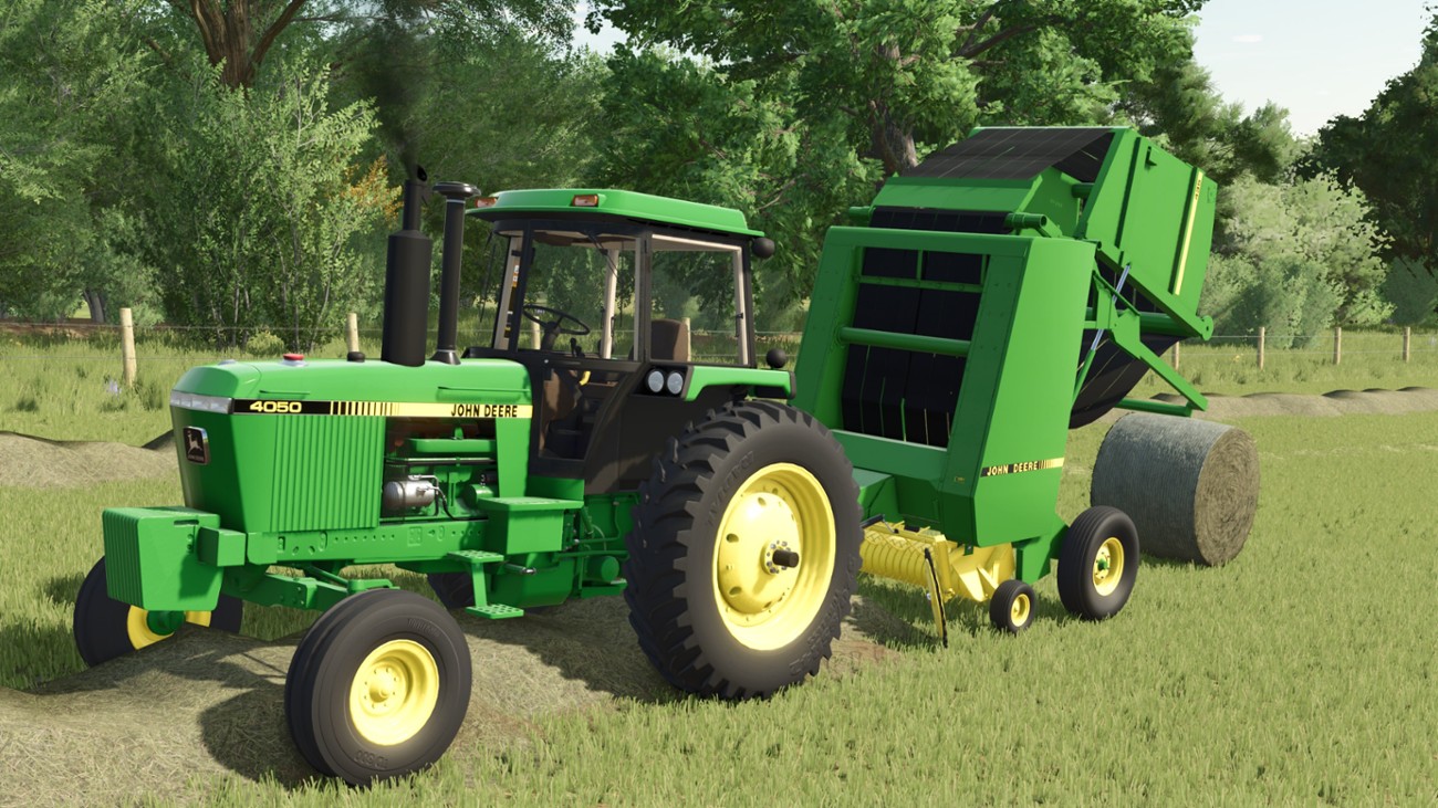 Games like FS25 John Deere 435 and 535 Balers