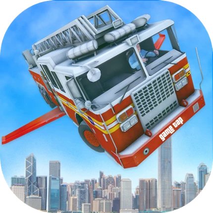 Flying Robot Fire Truck Game Image