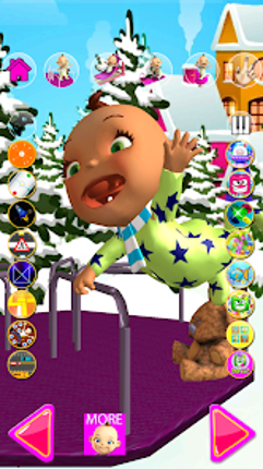 Talking Babsy Baby Xmas Games screenshot