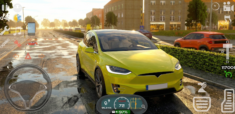 Electric Car Simulator Real 3D screenshot
