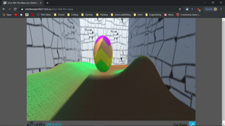 Error 404-The Maze(Web playable) screenshot