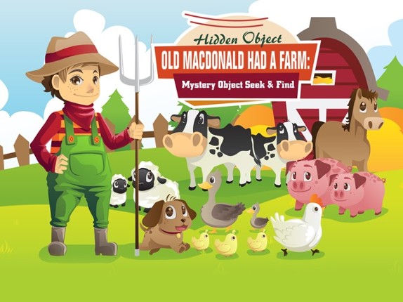 Hidden Objects : Old MacDonald Had a Farm Mystery Object Seek and Find Image