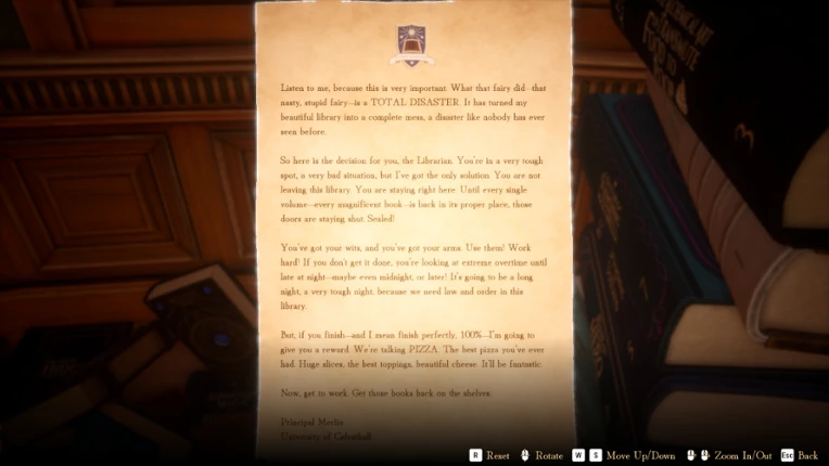 Librarian: Tidy Up the Arcane Library! screenshot