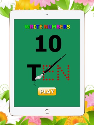 Write Numbers and Integers: Free Game for Kids screenshot