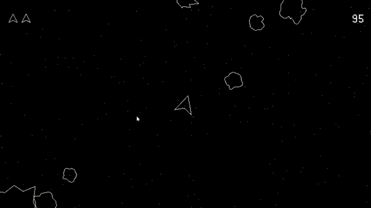Asteroids 2025 Modern Thrills Retro Vibes screenshot