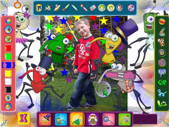 Bin Weevils Arty Arcade screenshot