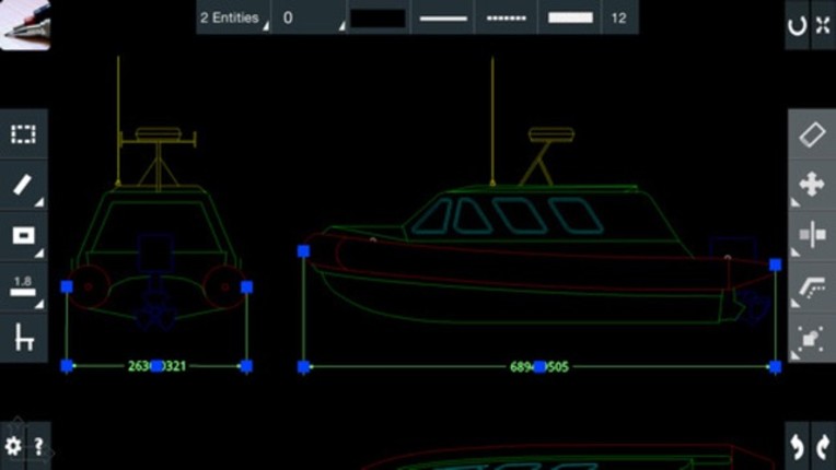 CAD On The Go - edit 2D/3D AutoCAD DWG/DFX files screenshot