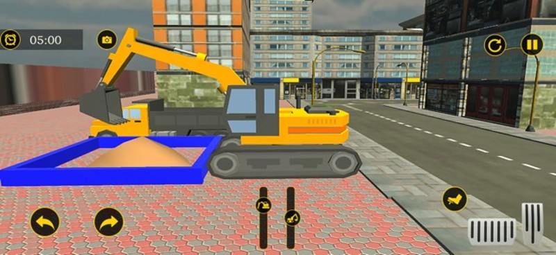 Futuristic Excavator Simulator screenshot
