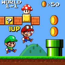 Super Mano Bros - Jungle World Image