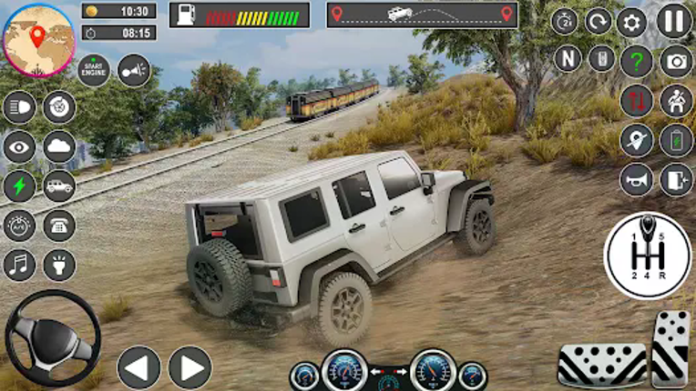 Offroad Car Driving Jeep Games screenshot