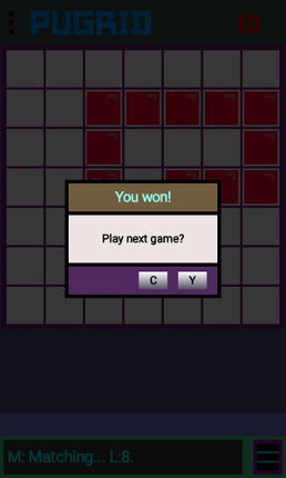 Pugrid - Logic grid puzzle game screenshot