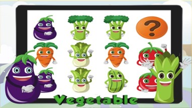 Vegetables Picture Matching Image