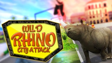 Angry Rhino City Attack Image