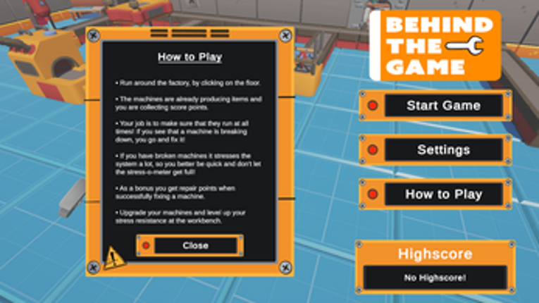 Behind the Game screenshot