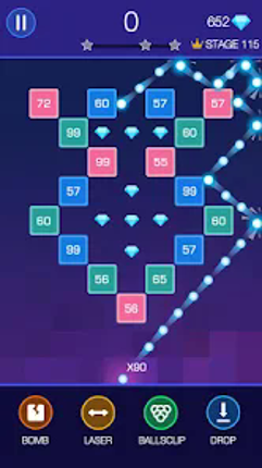 Bricks Breaker - Glow Balls Image