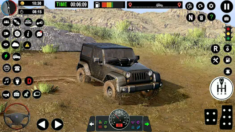 Offroad Car Driving Jeep Games screenshot