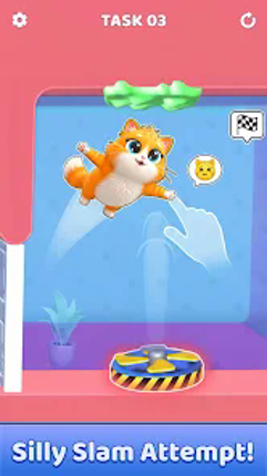 Sleepy Cat Jump Image