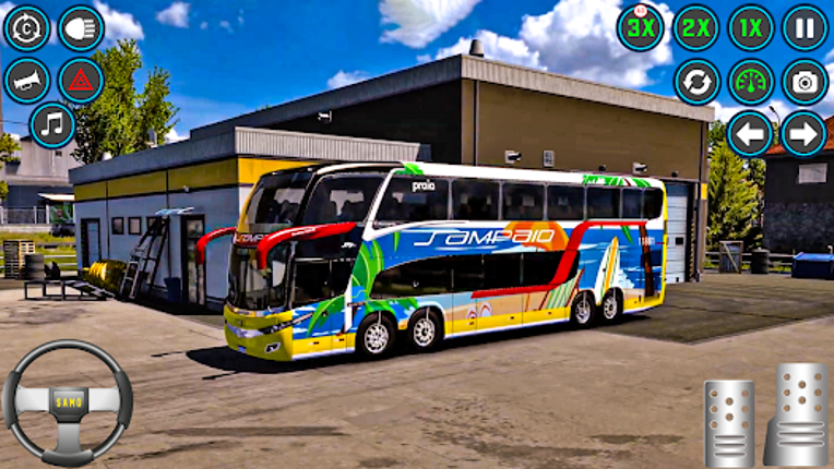 Euro Bus Driving Bus Game 3D Image