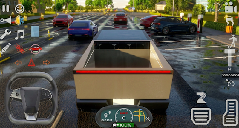 Electric Car Simulator Real 3D screenshot