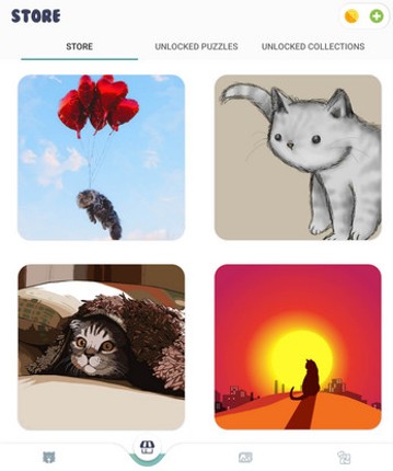Jigsaw Galaxy: Cats Edition screenshot