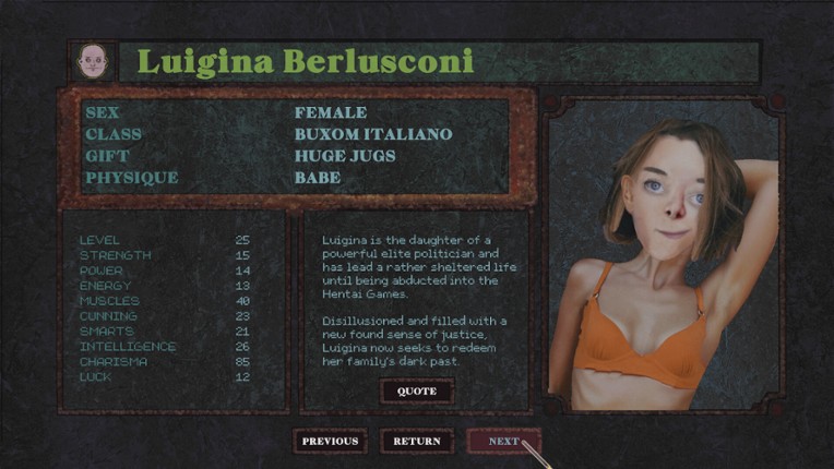 Phucker in the Rome screenshot