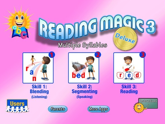 READING MAGIC 3 Deluxe-Learning to Read Consonant Blends Through Advanced Phonics Games Image