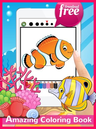 Sea Creatures Coloring Book For Kids And Toddlers! screenshot
