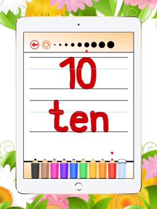 Write Numbers and Integers: Free Game for Kids screenshot