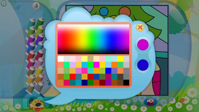 Color by Numbers - Dogs Image