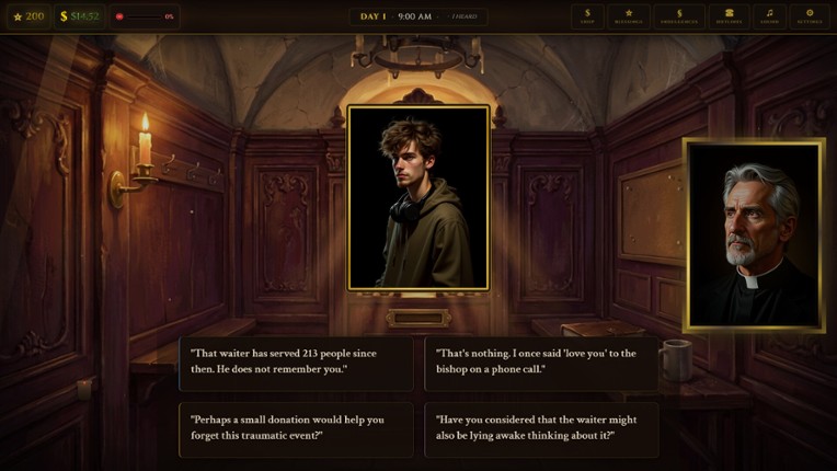 Confessional Simulator Image