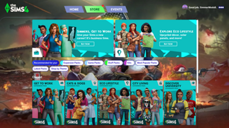 Donald Trump Main Menu screenshot