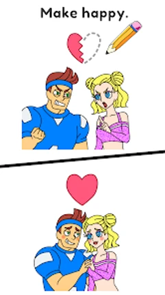 Draw Happy Cheerleader : Game Image