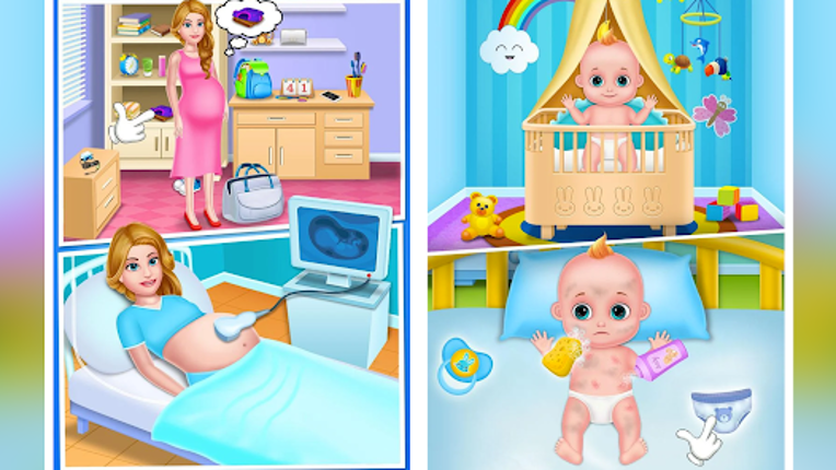 Mom and Newborn care game screenshot