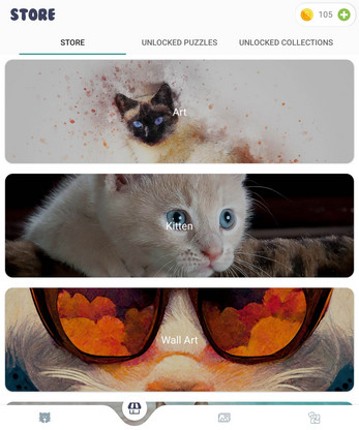 Jigsaw Galaxy: Cats Edition screenshot