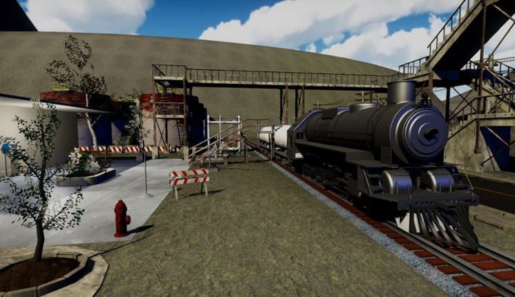 Plant 3D Railcar Unloading Training Simulation Image