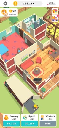 Idle Decoration Inc screenshot