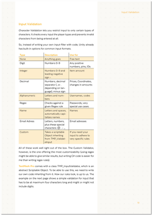 Input Fields - The Unity UGUI Guide Image