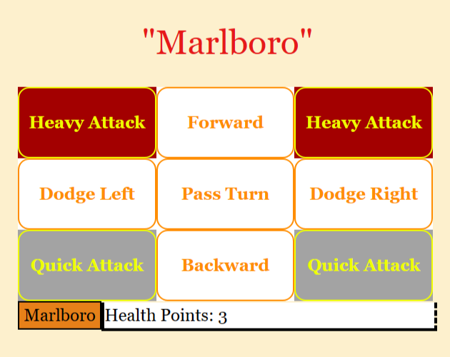 Games like Marlboro (Demo, In Progress)