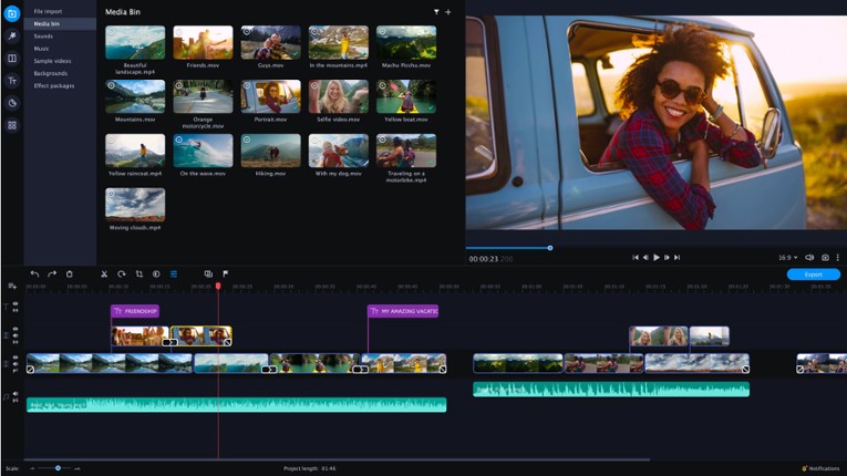Movavi Video Editor Plus 2021 - Video Editing Software screenshot