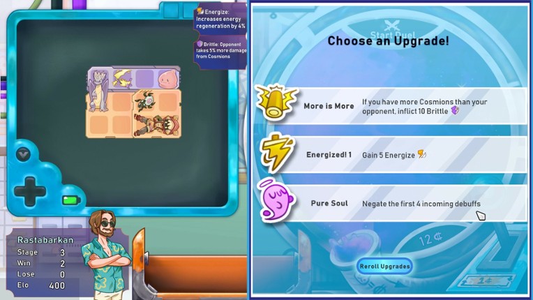 NEODUEL: Backpack Monsters screenshot