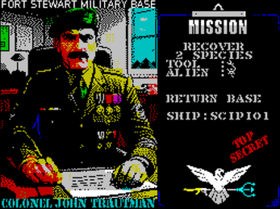 Rebel Wars (ZXSpectrum) screenshot