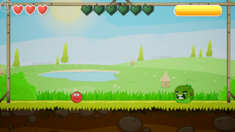 Red Ball Heros vs Bad piggies cubes Image