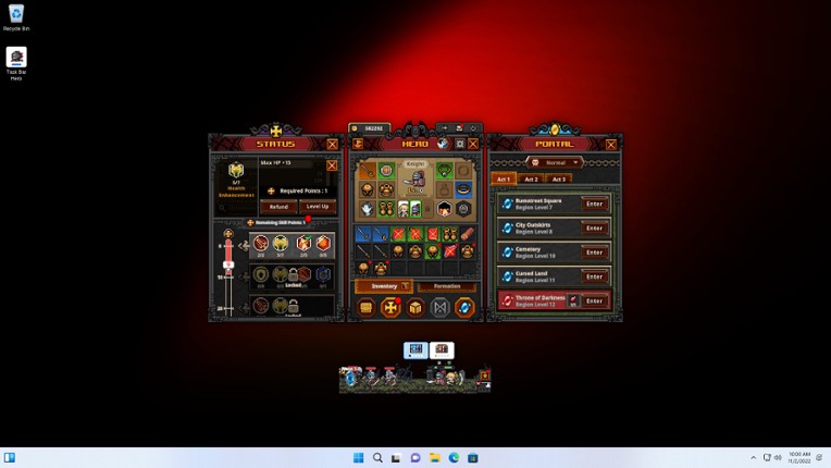 TBH: Task Bar Hero screenshot