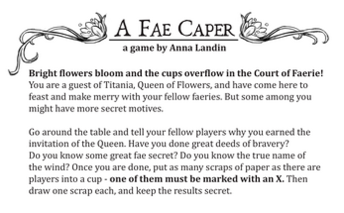 A Fae Caper Image