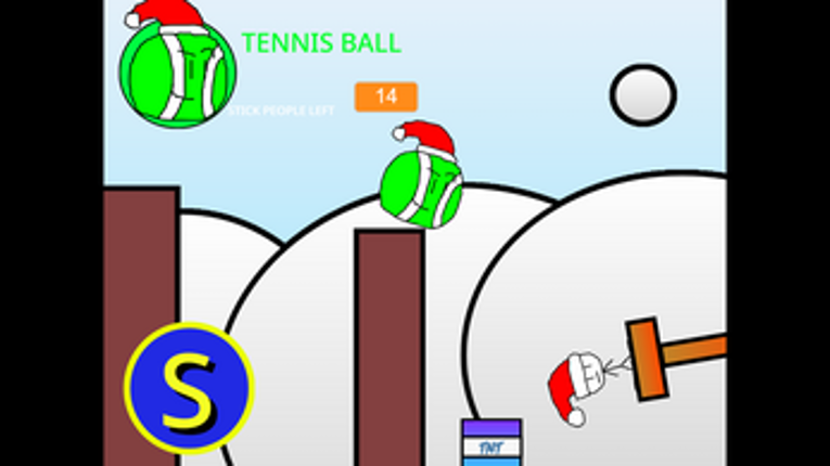 Angry Balls Christmas Image