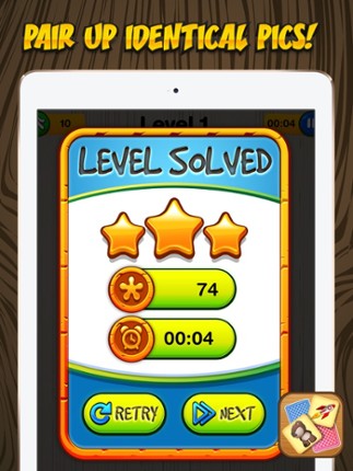Flash Cards Memory Game – Educational and Fun Activity Challenge to Match Card Pair.s screenshot