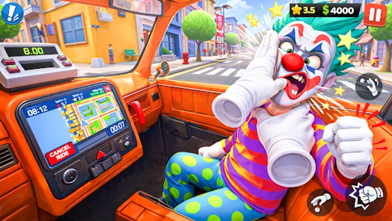 Taxi Driver: Crazy City Game Image